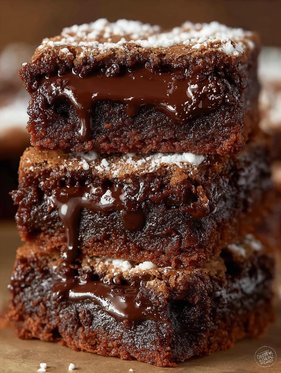 Fudgy Chocolate Cookie Bars