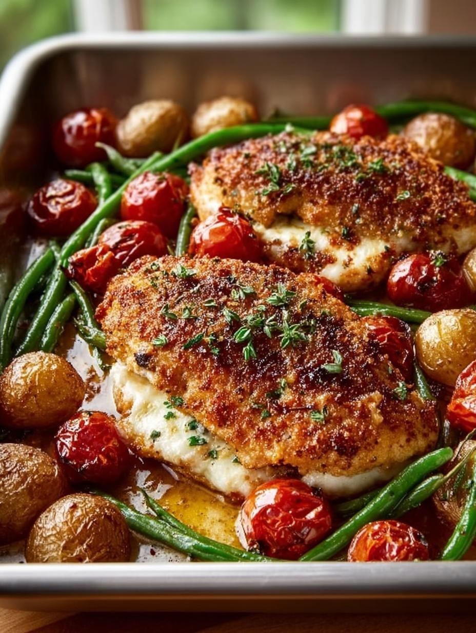 Healthy Chicken Parmesan Roasted with Veggies Delight - Healthy Chicken Parmesan Roasted - additional detail