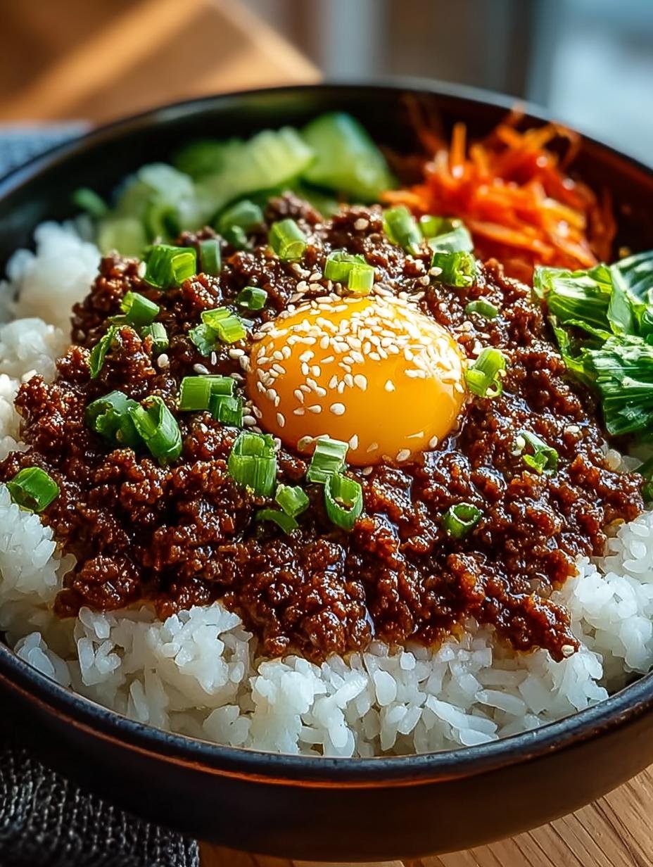 Savory Korean Ground Beef Bowl Recipe in 15 Minutes - Korean Ground Beef Bowl - additional detail