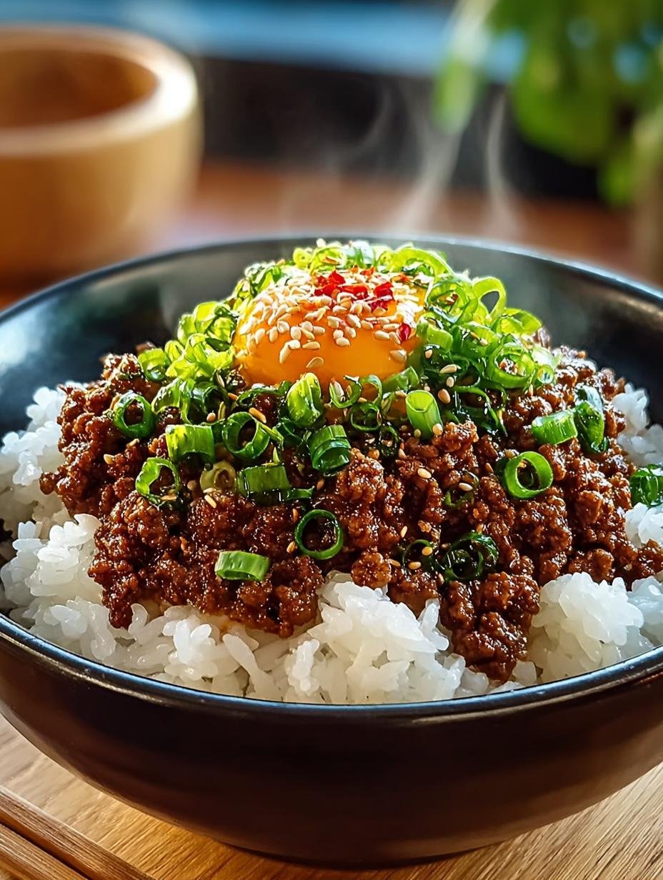 Korean Ground Beef Bowl