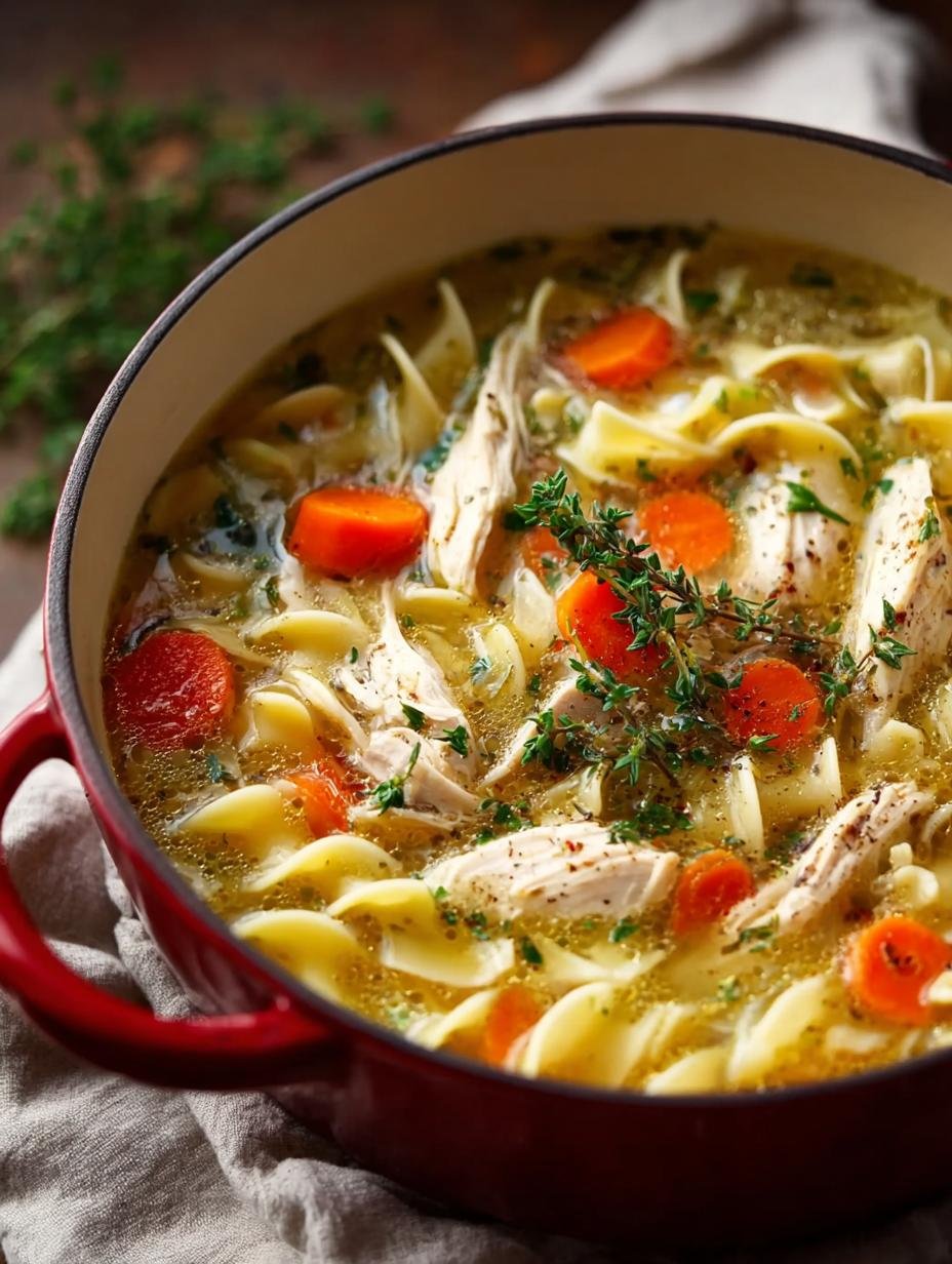 Leftover Turkey Noodle Soup: A Cozy Comfort Food - Leftover Turkey Noodle Soup - main visual representation