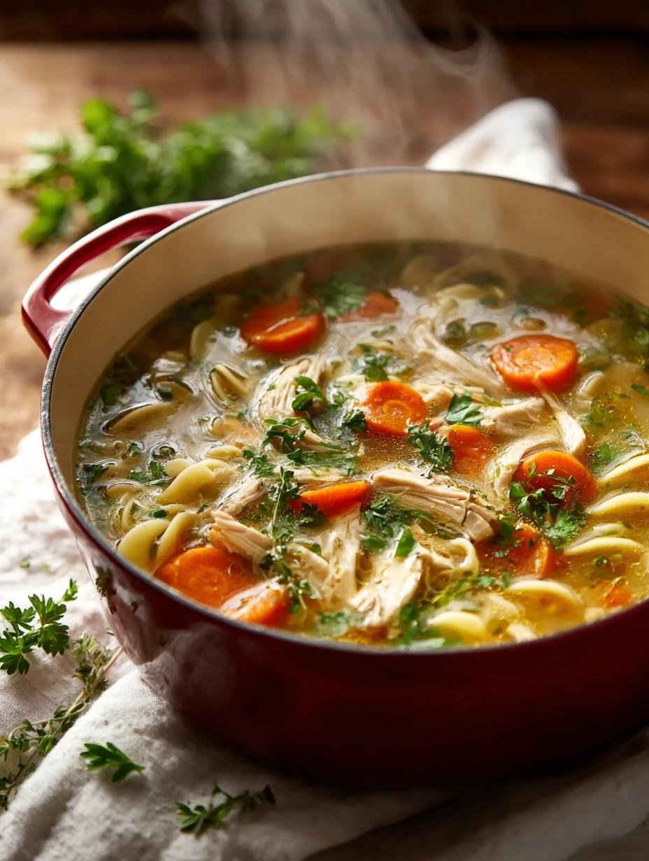 Leftover Turkey Noodle Soup: A Cozy Comfort Food - Leftover Turkey Noodle Soup - additional detail