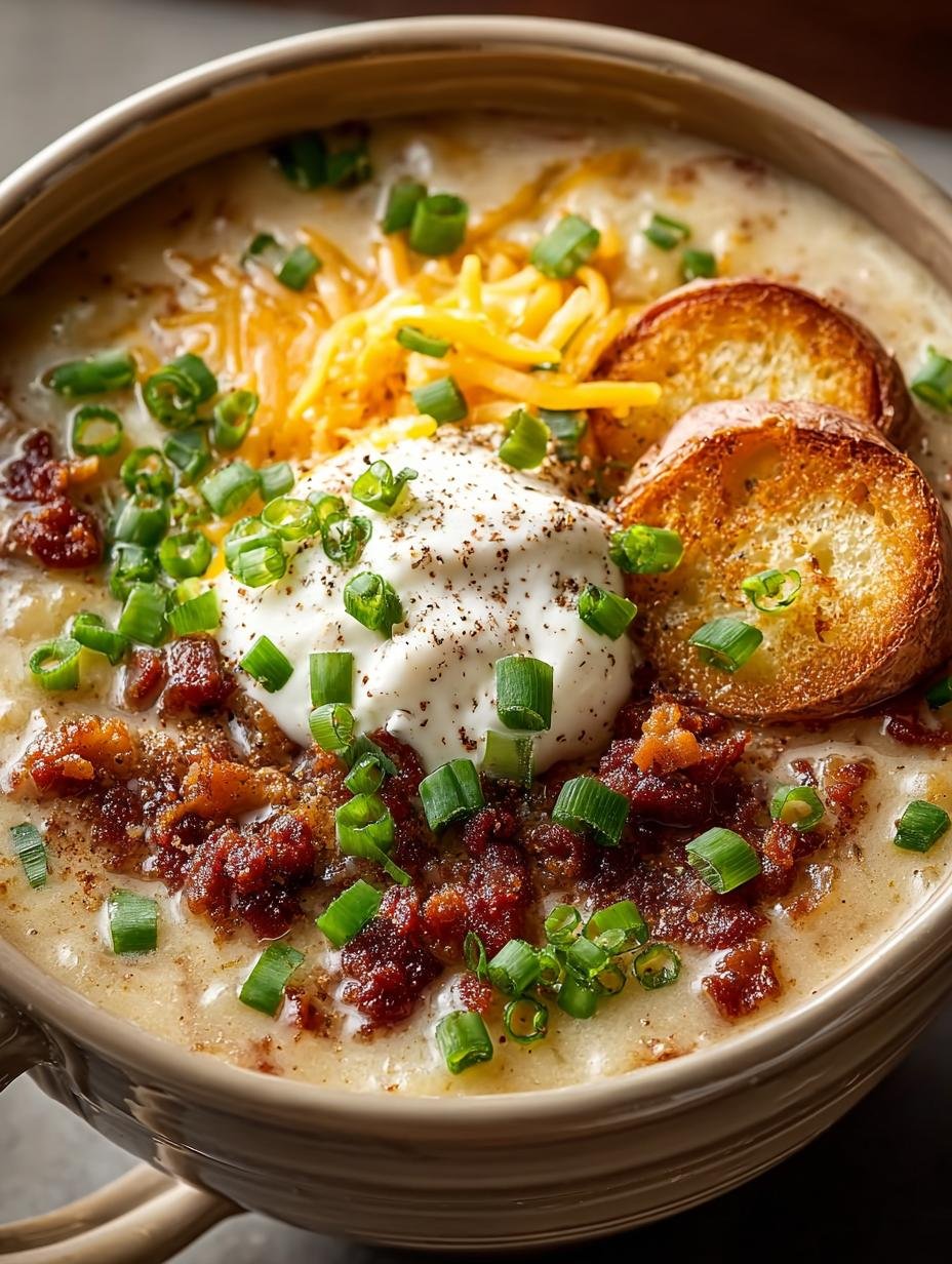 Loaded Outback Potato Soup: 6 Comforting Ingredients - Loaded Outback Potato Soup - additional detail