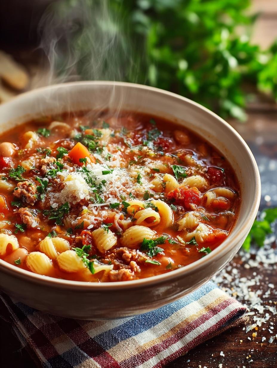 Delicious Pasta Fagioli Soup: 6 Easy Steps - Pasta Fagioli Soup - additional detail