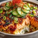 Spicy Salmon Sushi Bake