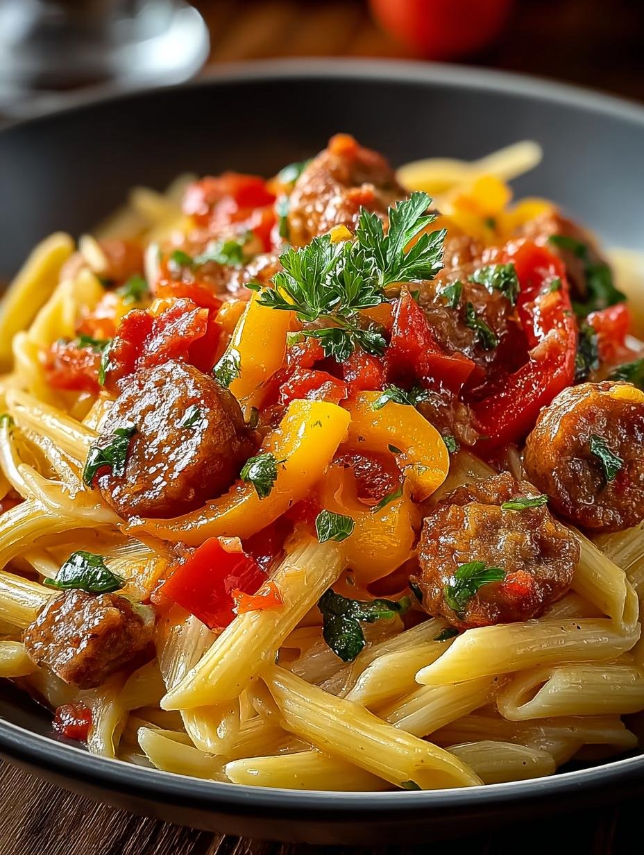 Sweet Pepper Sausage Pasta: 5 Comforting Flavor Combos - Sweet Pepper Sausage Pasta - main visual representation