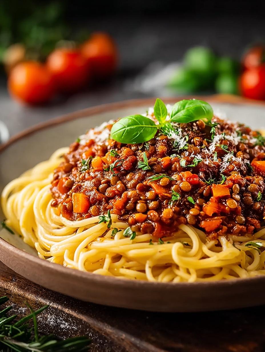 Vegan Bolognese Sauce: 5 Steps to a Delicious Plant-Based Dish - Vegan Bolognese Sauce - main visual representation