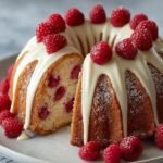 White Chocolate Raspberry Bundt