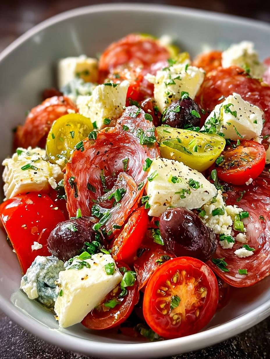 Delicious Antipasto Salad for a Flavorful Meal - Antipasto Salad - main visual representation