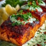 Baked Cajun Salmon Creamy