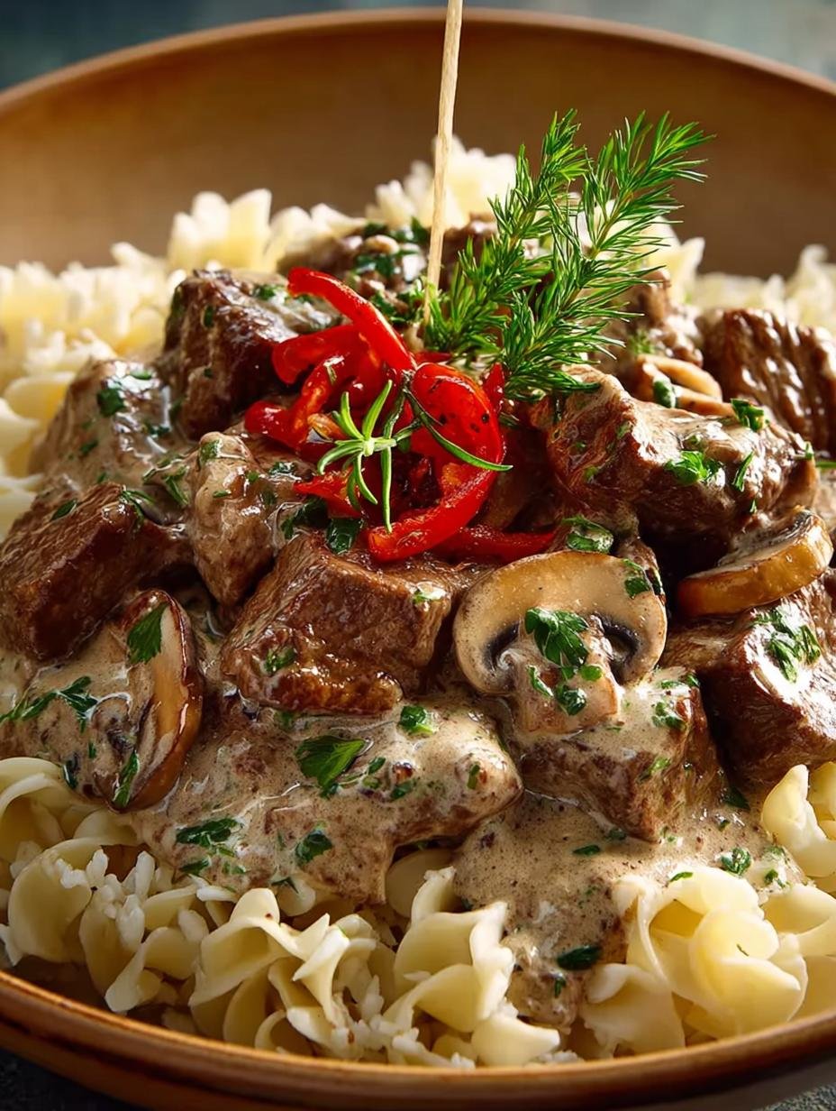Beef Stroganoff