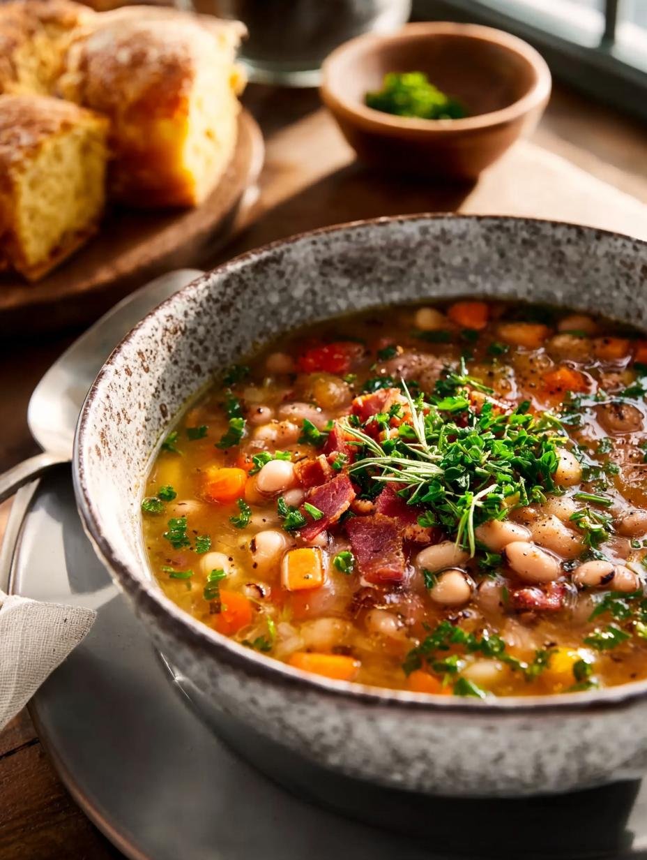 Delicious Black Eyed Pea Soup Recipe for Comfort - Black Eyed Pea Soup - main visual representation