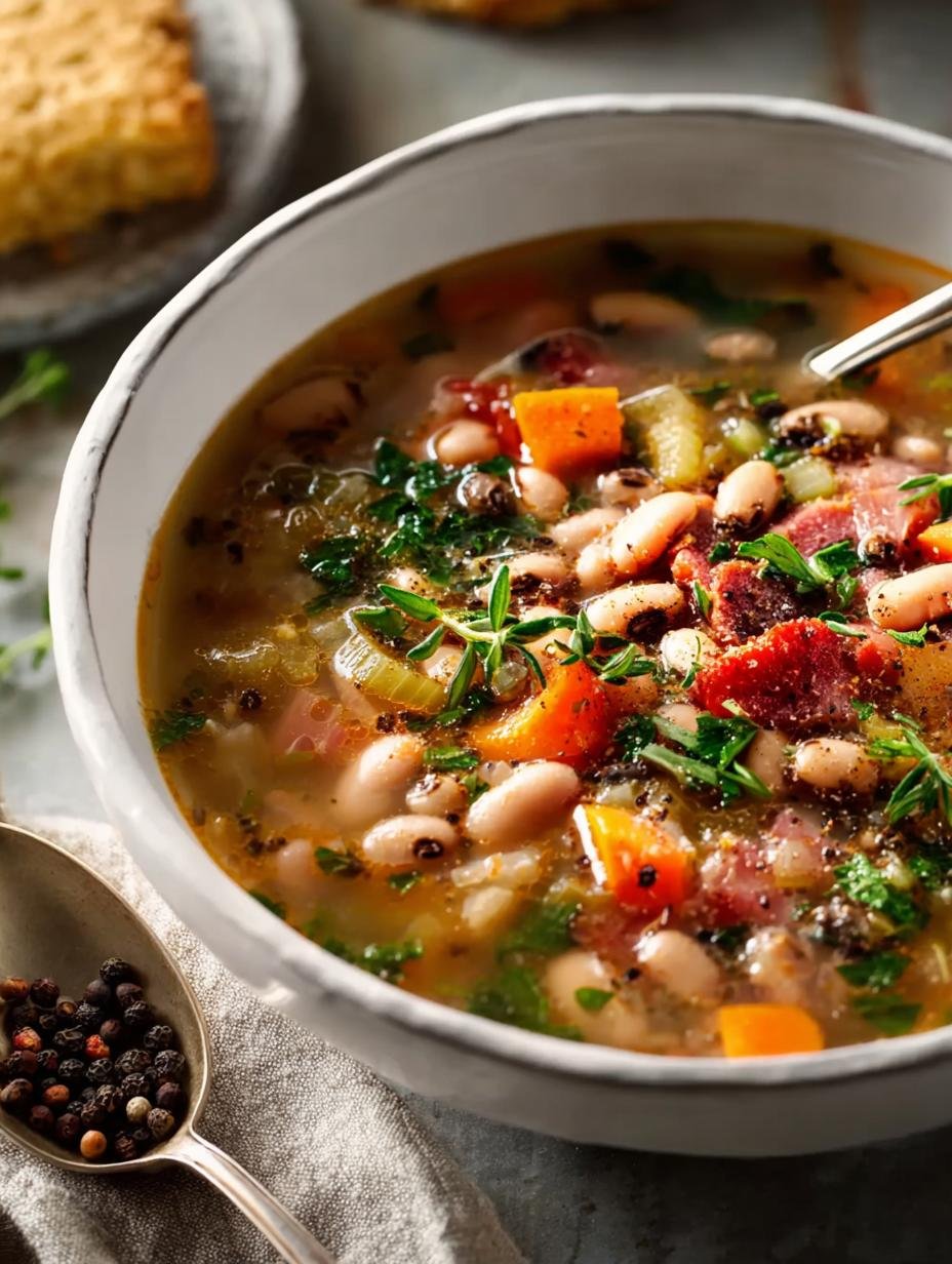 Delicious Black Eyed Pea Soup Recipe for Comfort - Black Eyed Pea Soup - additional detail