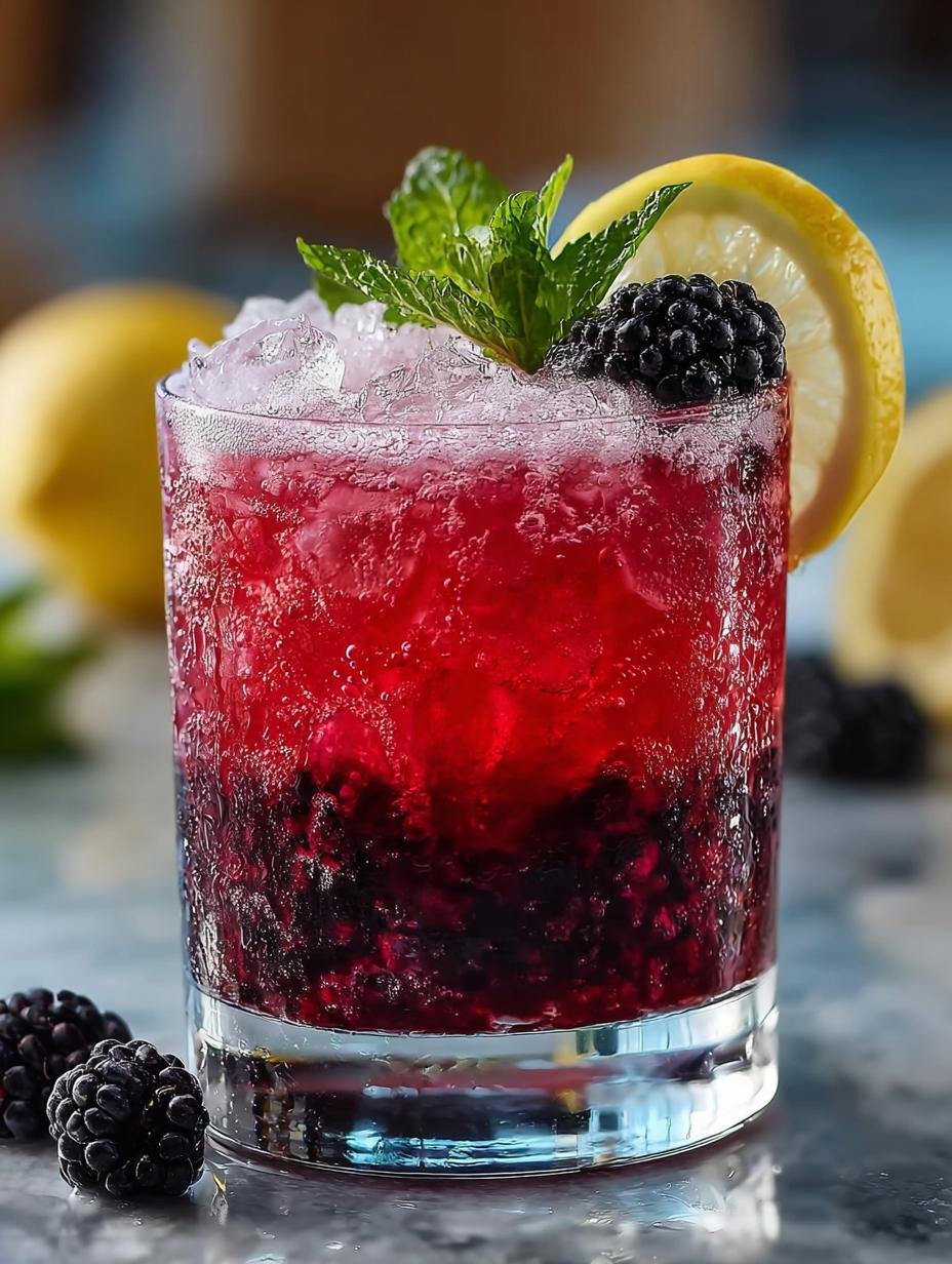 Delicious Blackberry Lemon Mocktail for Summer Bliss