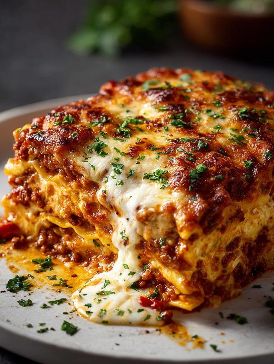 Delicious Cheesy Lasagna: A Comforting Family Favorite - Cheesy Lasagna - additional detail
