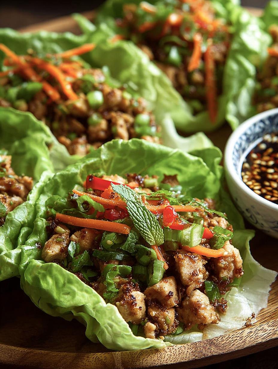 Delicious Chicken Lettuce Wraps: 20-Minute Recipe - Chicken Lettuce Wraps - additional detail
