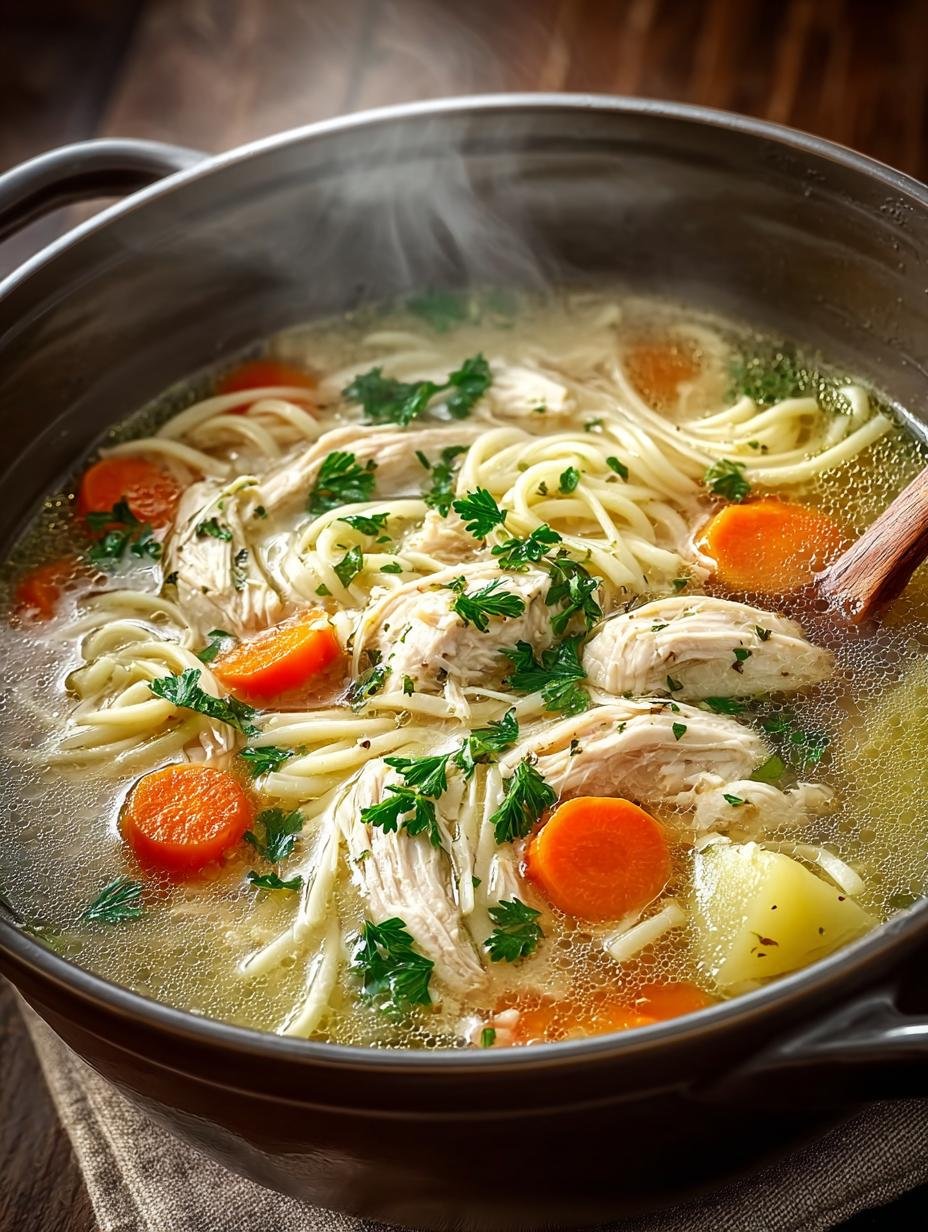 Comforting Chicken Noodle Soup for Family Meals - Chicken Noodle Soup - additional detail