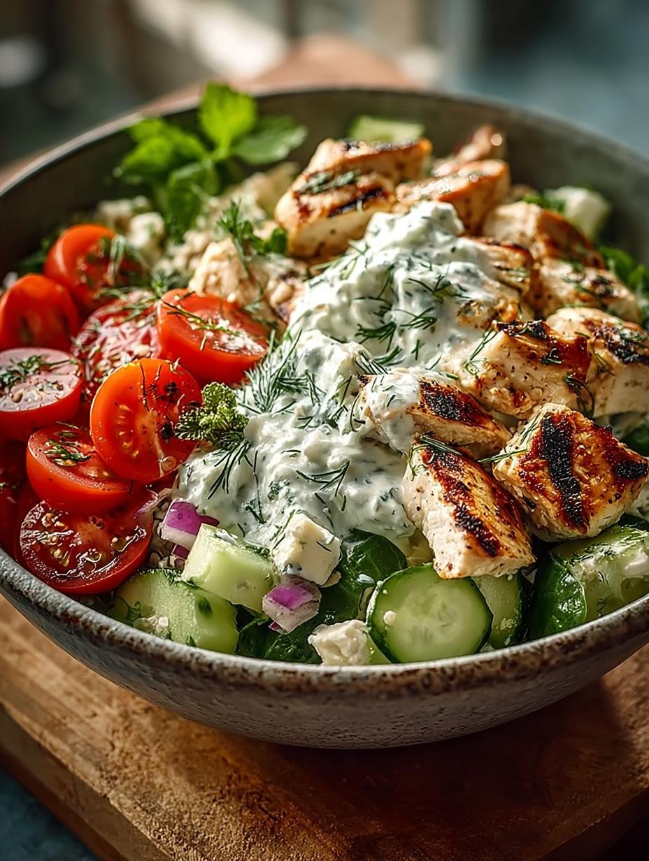 Chicken Tzatziki Bowls
