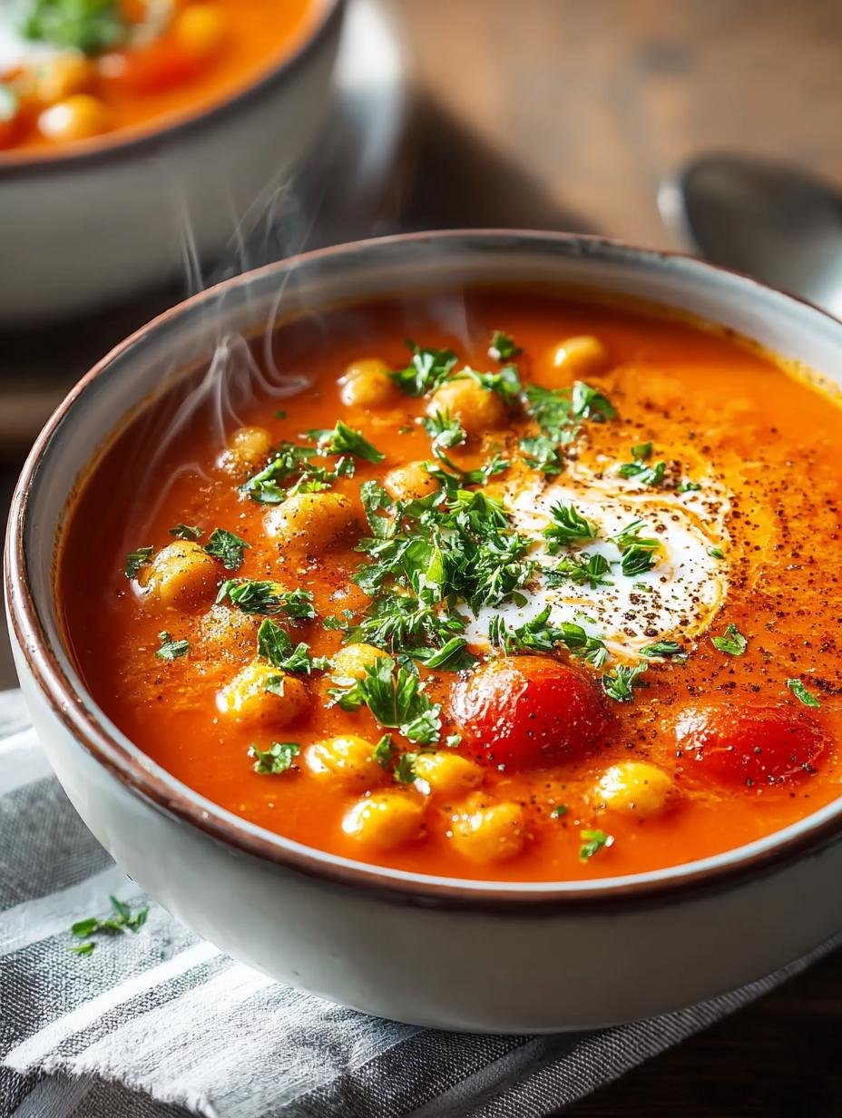 Delicious Chickpea Tomato Soup in 45 Minutes - Chickpea Tomato Soup - additional detail