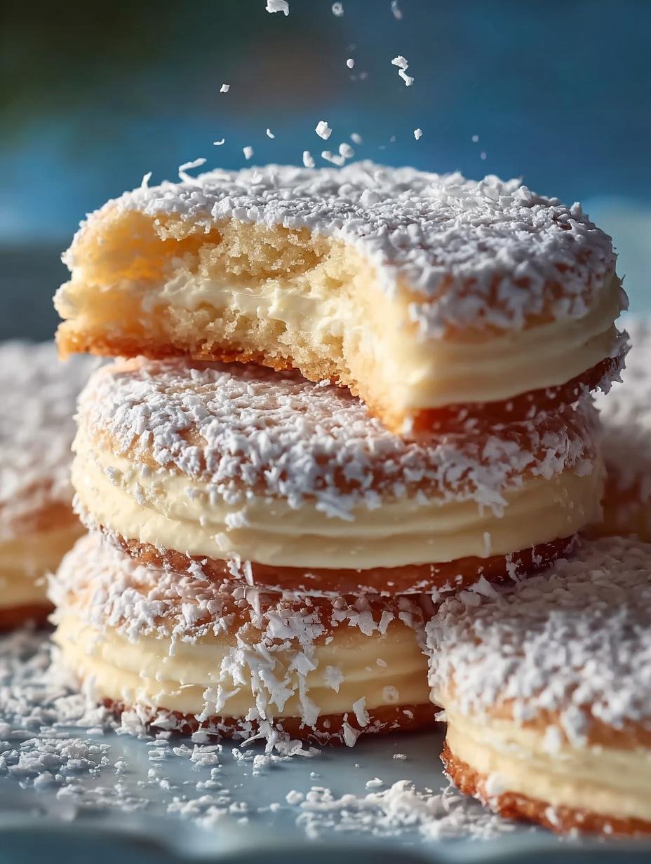 Delicious Condensed Milk Snow Cookies with powdered sugar dusting
