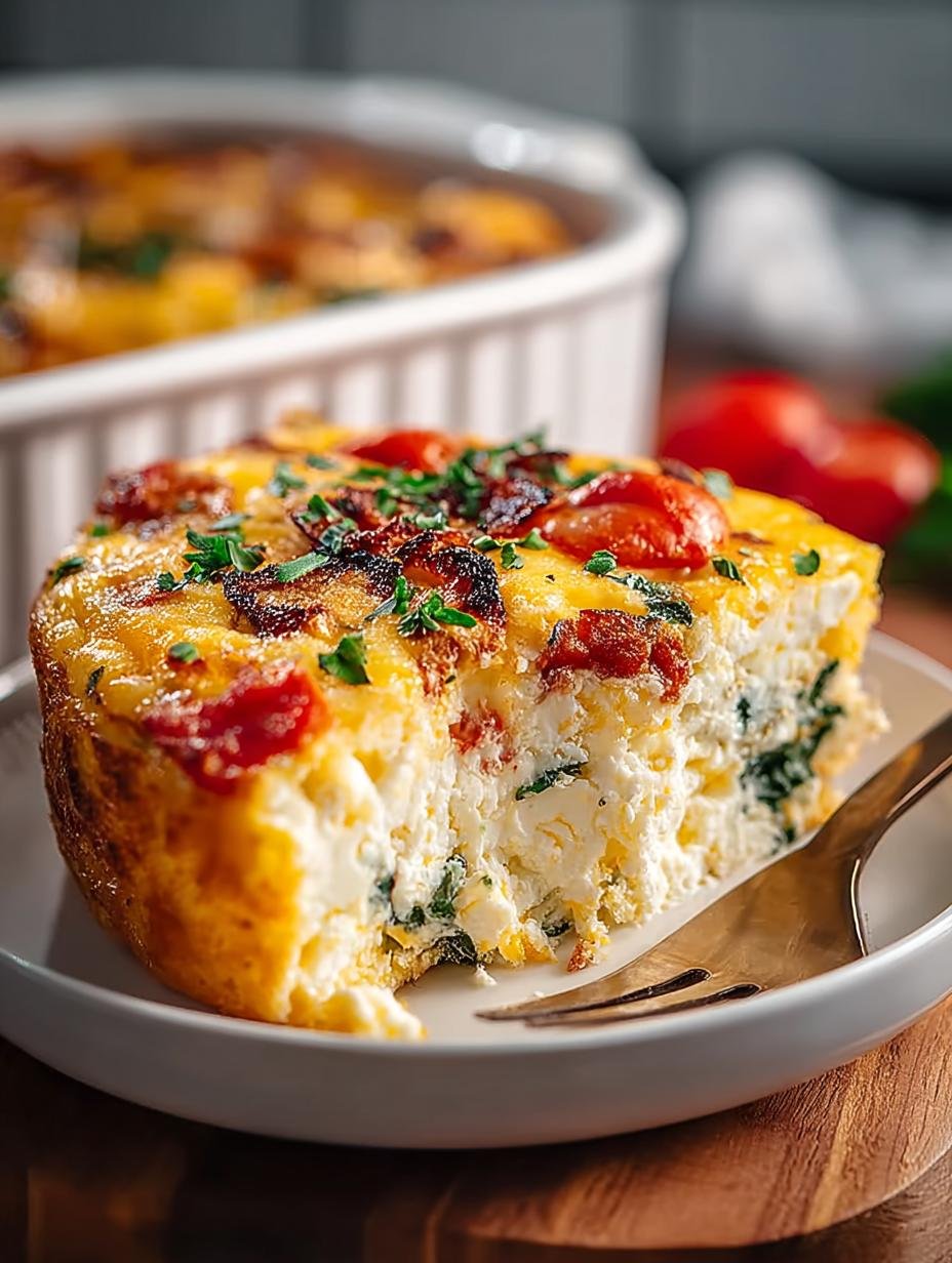 Delicious Cottage Cheese Egg Casserole for Breakfast - Cottage Cheese Egg Casserole - main visual representation