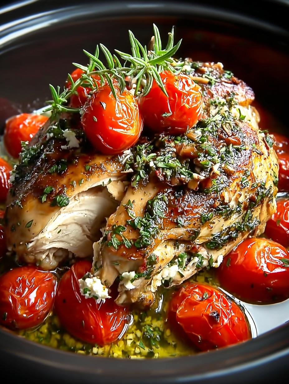 Crockpot Greek Chicken