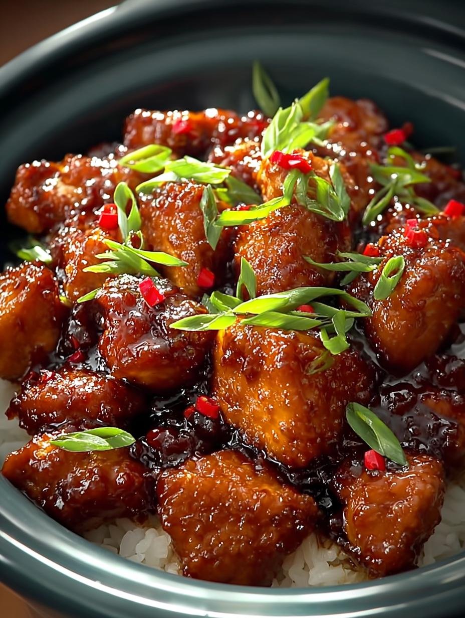 Crockpot Orange Chicken