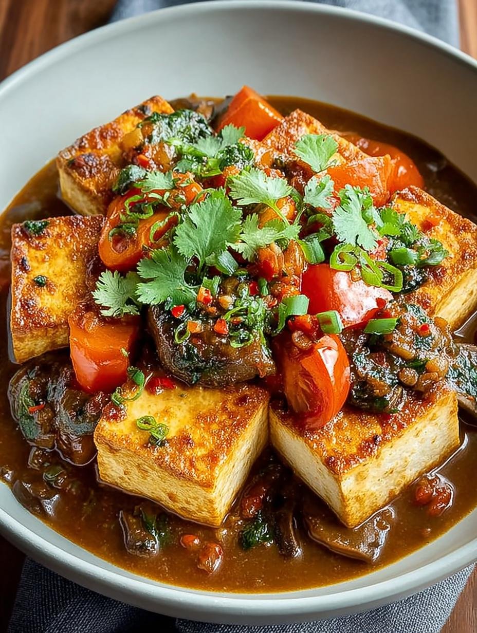 Delicious Garlic Ginger Tofu Stew for Cozy Nights
