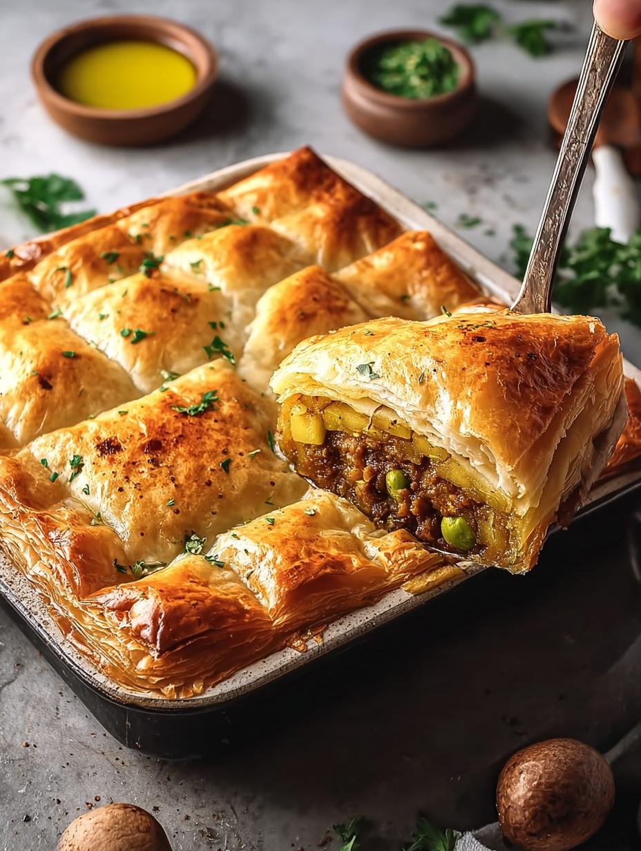 Giant Samosa Pie: A Comforting Family Favorite