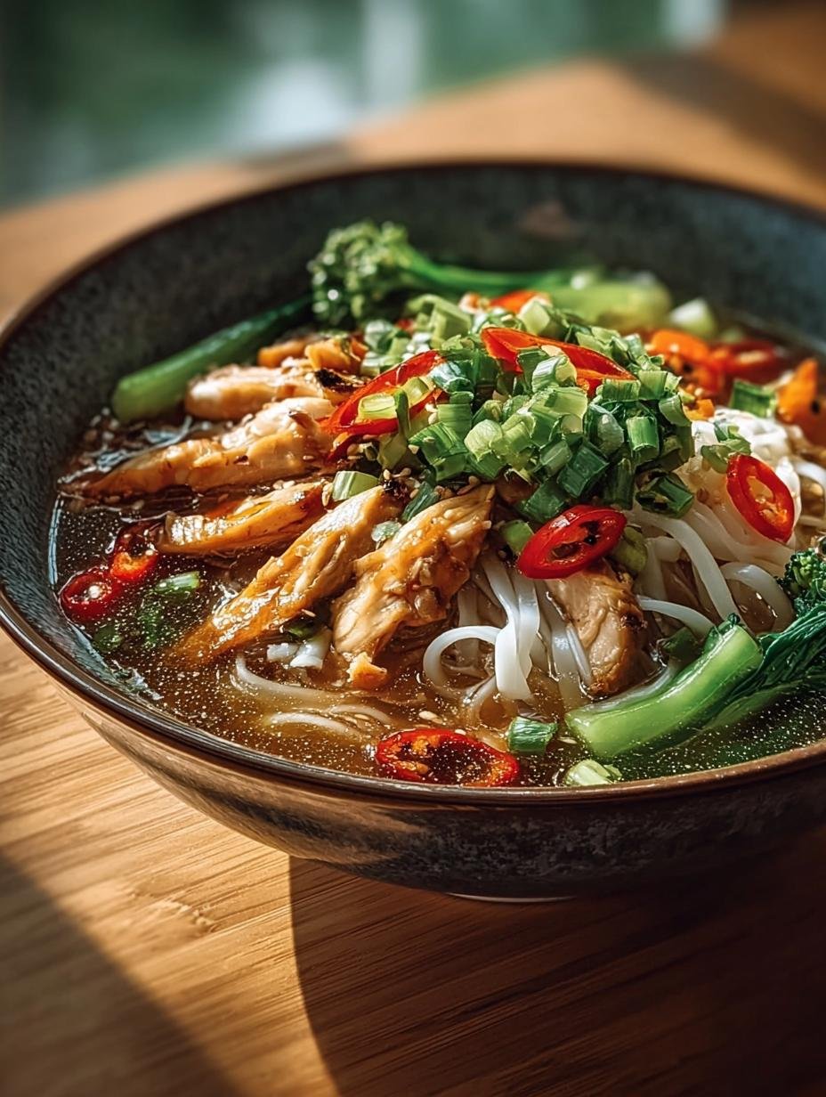 Ginger Garlic Chicken Noodle