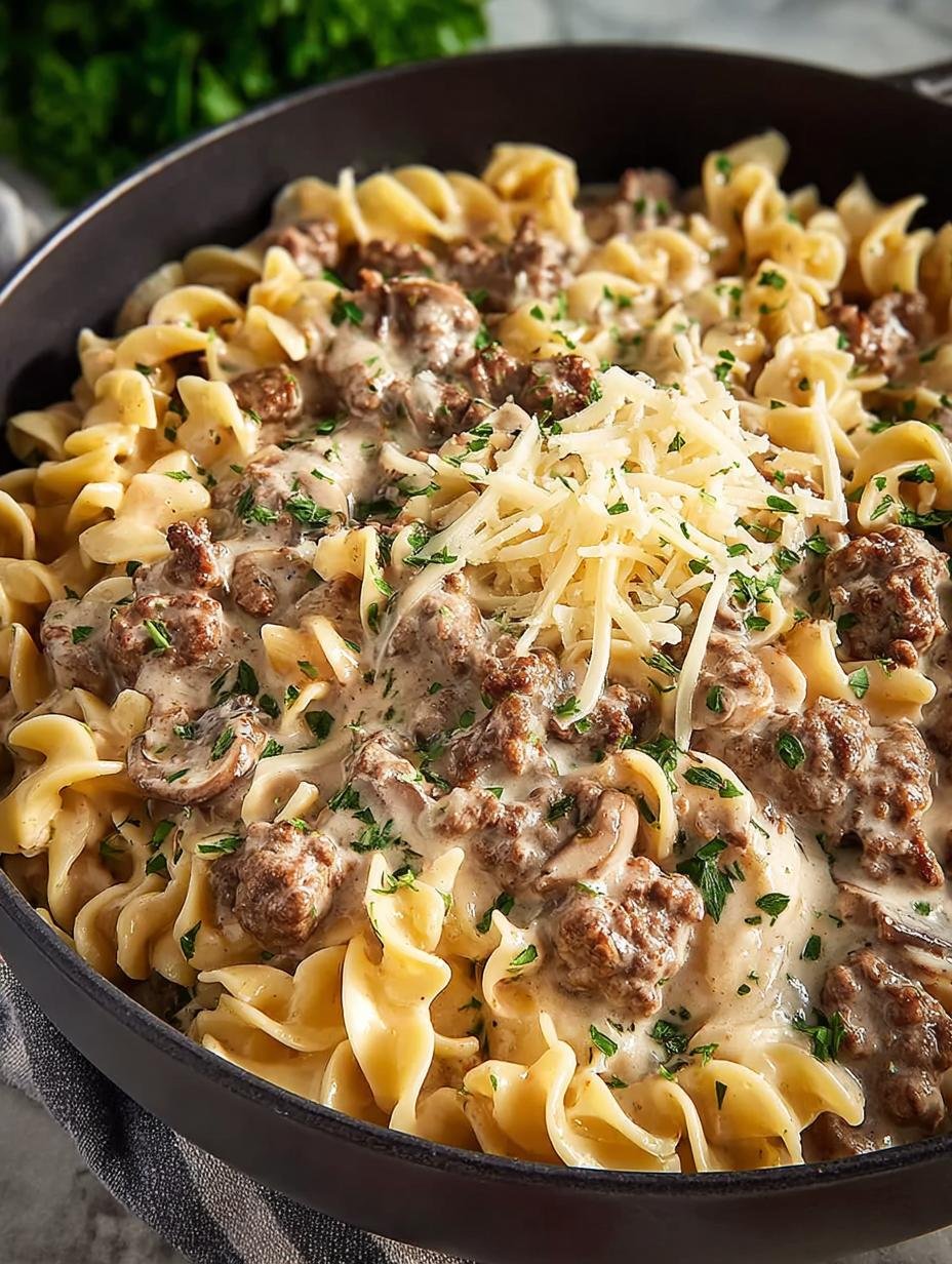 Ground Beef Stroganoff