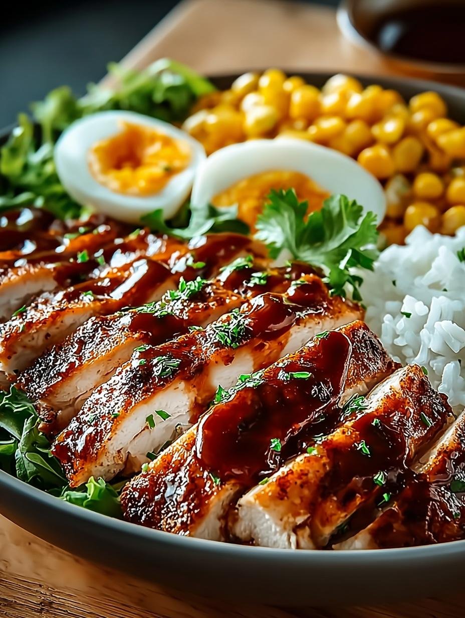 Delicious High Protein BBQ Ranch Chicken Bowl Recipe - High Protein Bbq Ranch - main visual representation