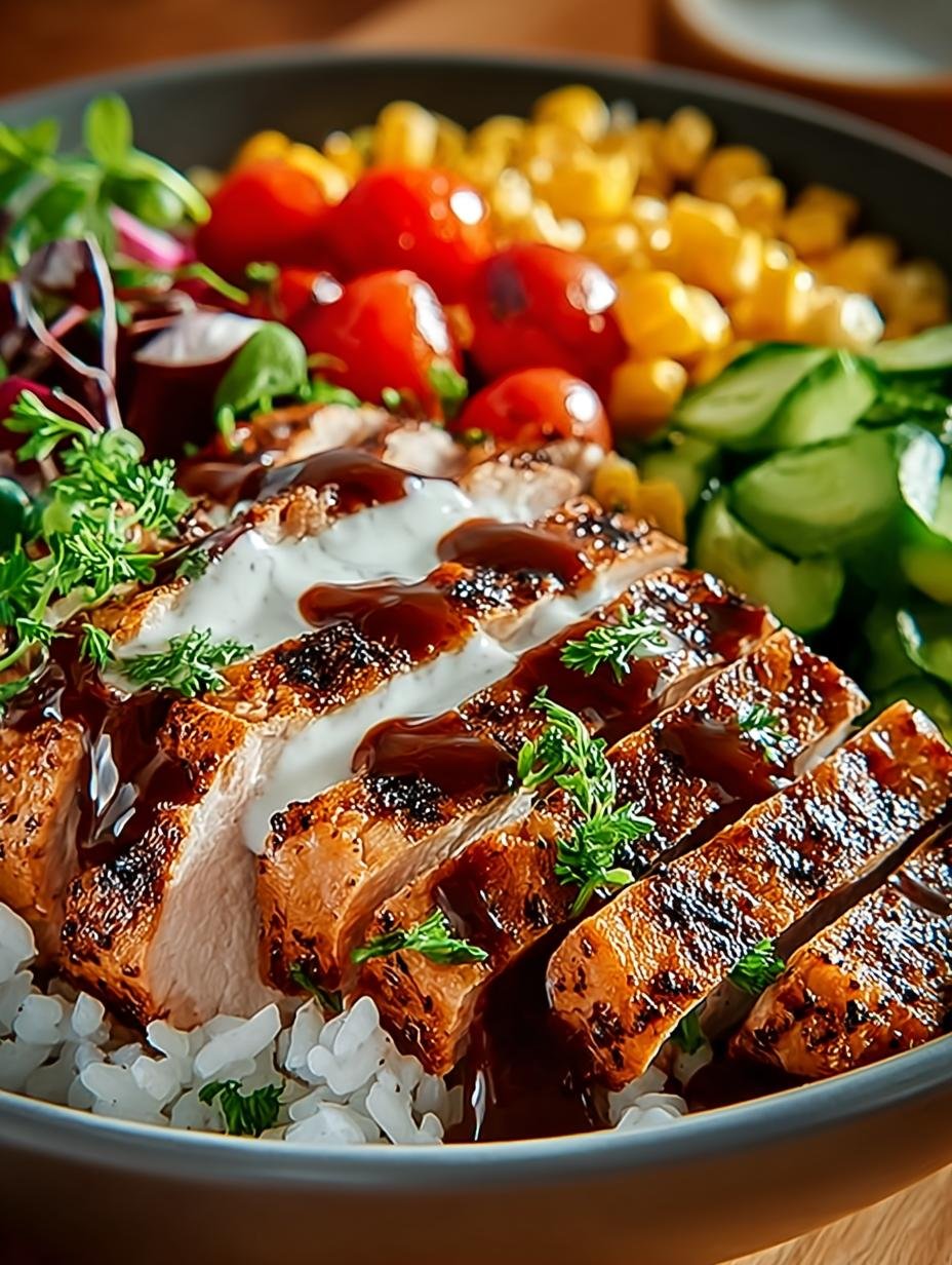 Delicious High Protein BBQ Ranch Chicken Bowl Recipe - High Protein Bbq Ranch - additional detail