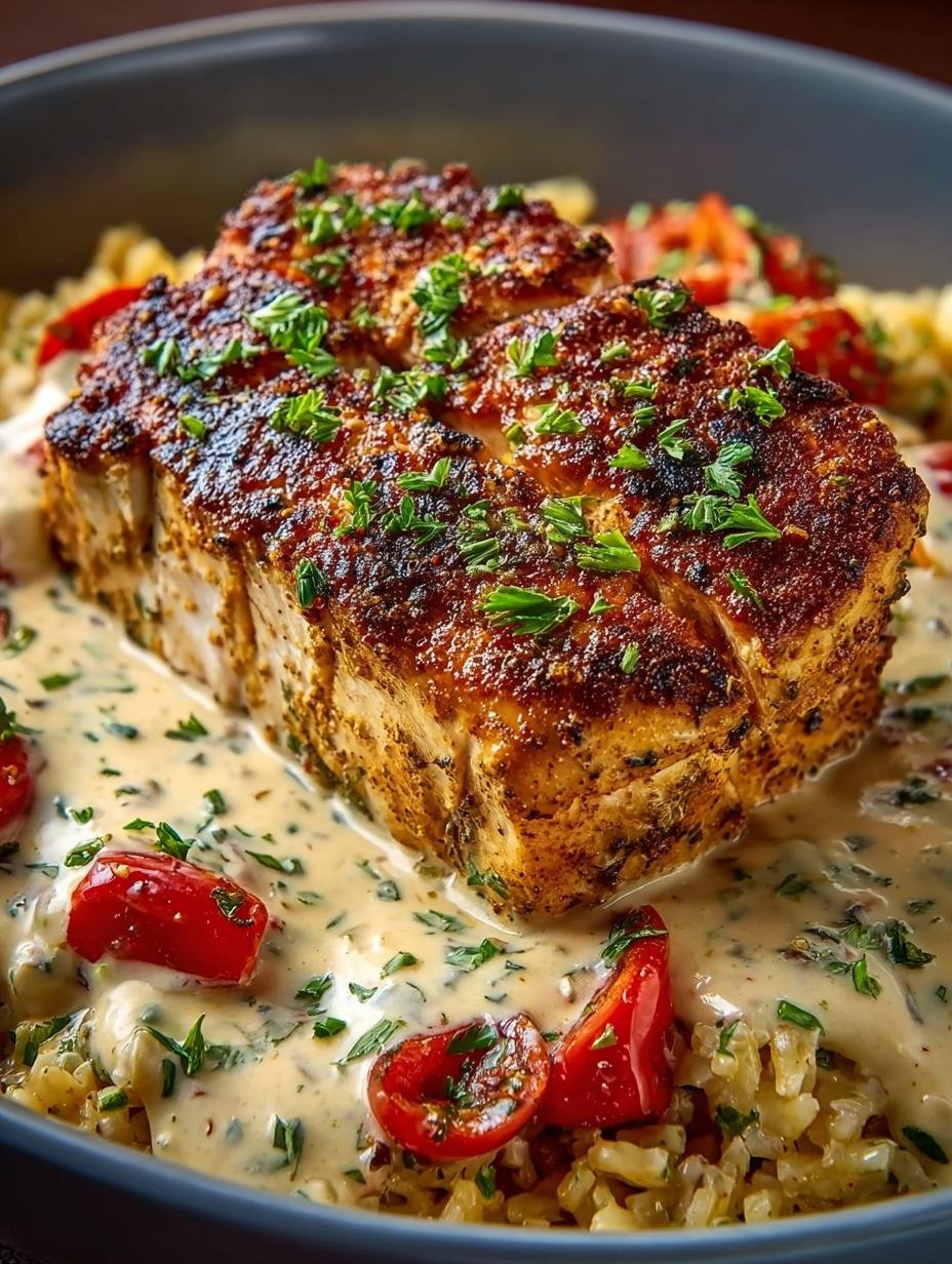 High Protein Creamy Cajun Chicken & Rice Delight - High Protein Creamy Cajun - main visual representation