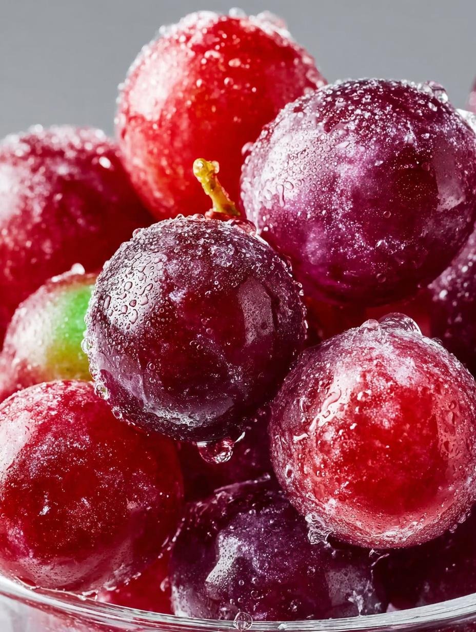 Colorful Kool Aid Grapes ready to serve at a party