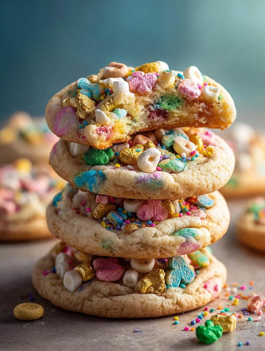 Delicious Lucky Charms Cookies for Kids and Adults - Lucky Charms Cookies - additional detail