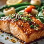Maple Dijon Baked Salmon
