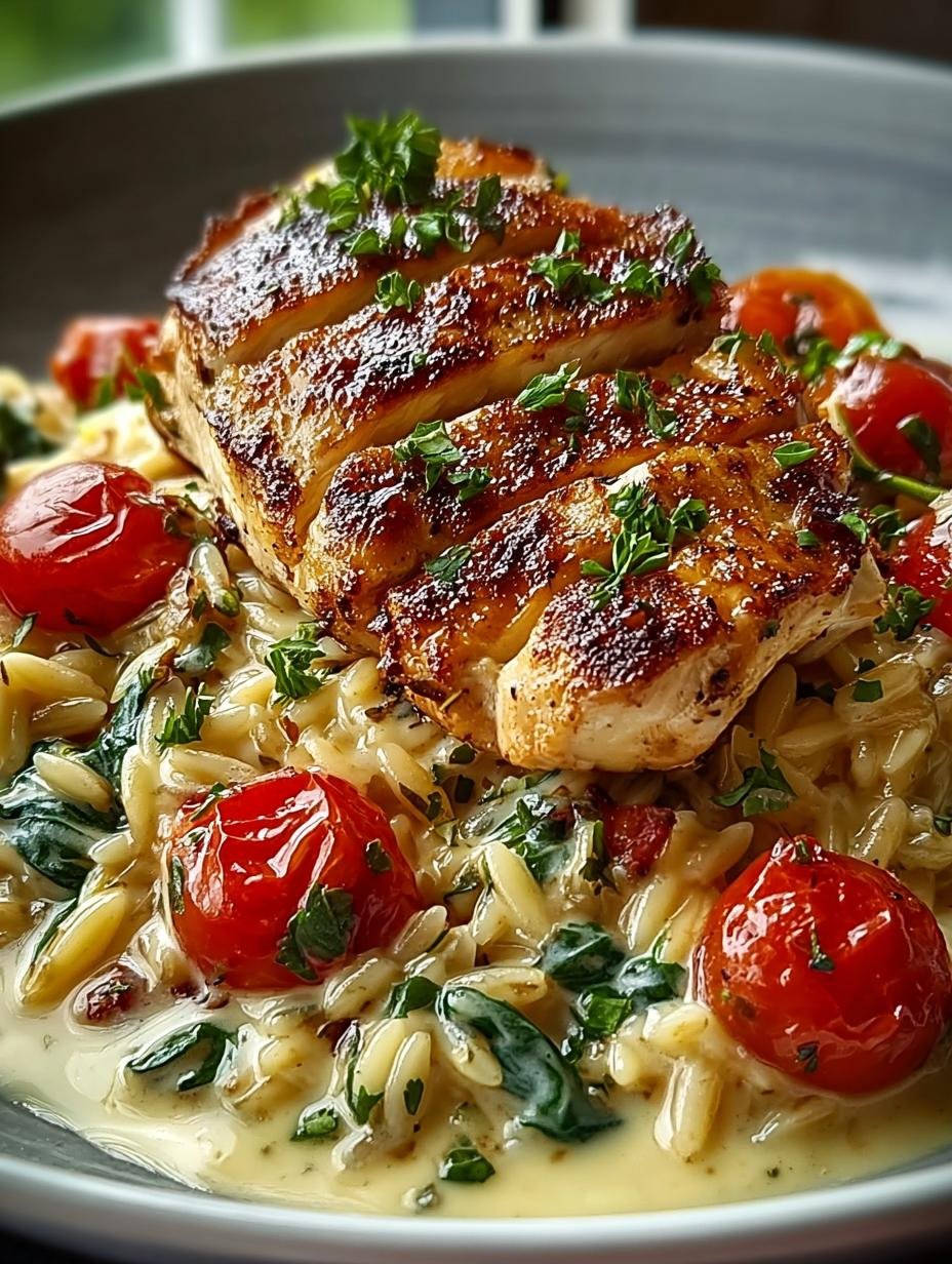 Mediterranean Creamy Chicken Orzo: 5 Irresistible Reasons - Mediteranean Creamy Chicken Orzo - main visual representation