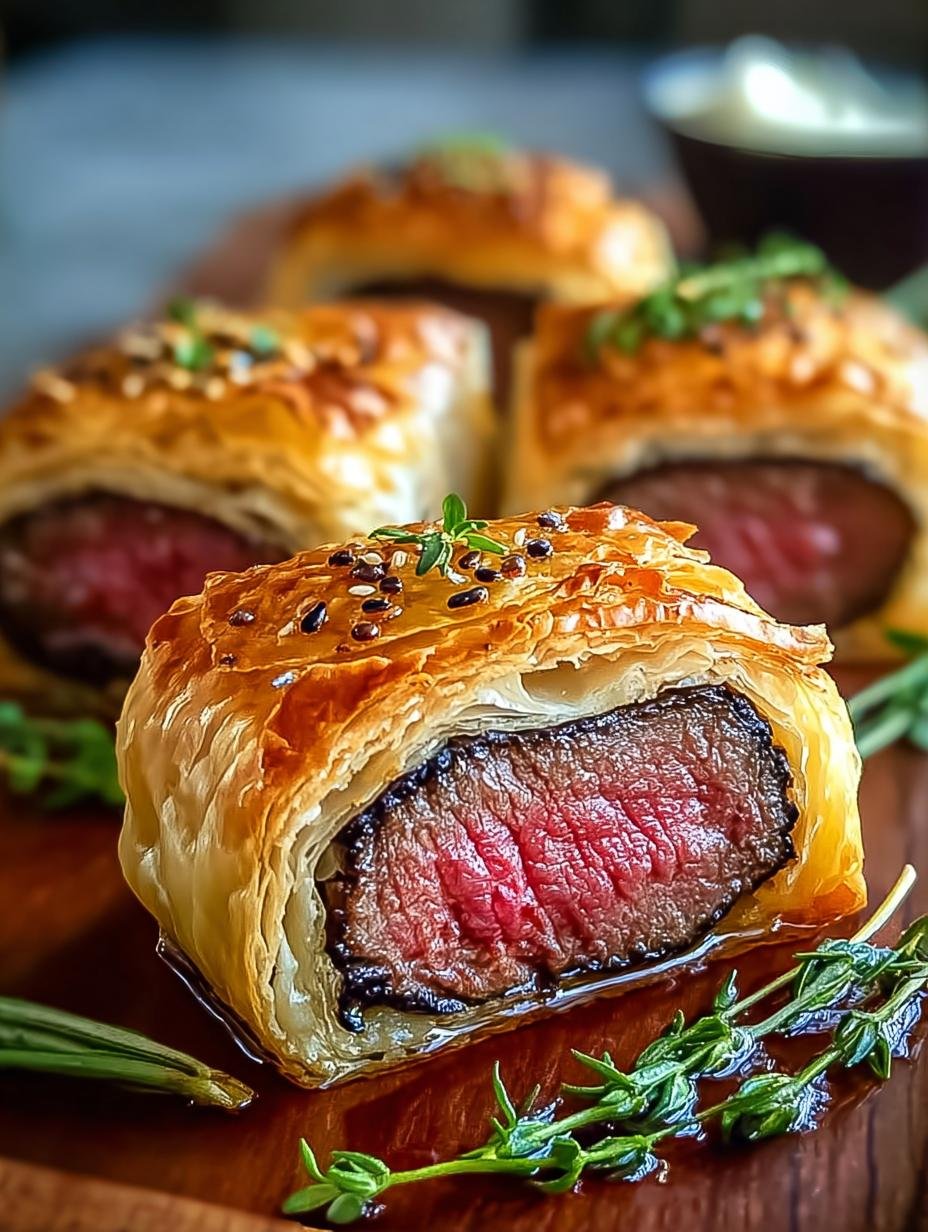 Mini Beef Wellington Bites: 24 Elegant Appetizers - Mini Beef Wellington Bites - additional detail