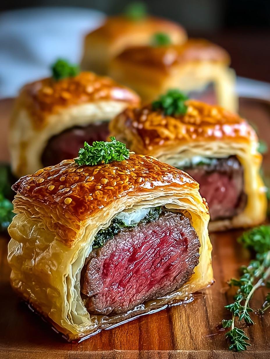 Mini Beef Wellington Bites: 24 Elegant Appetizers