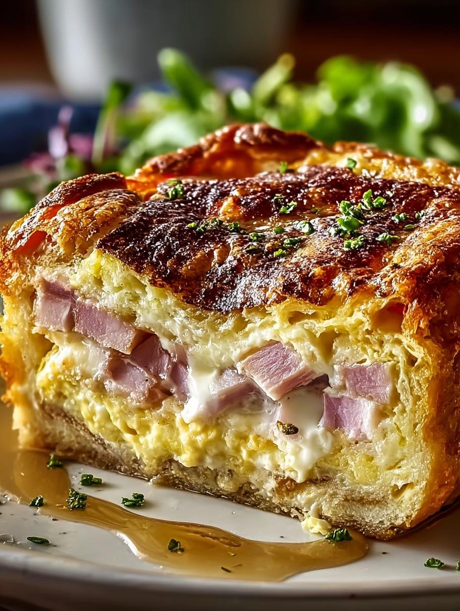 Indulge in Monte Cristo Breakfast Casserole Bliss