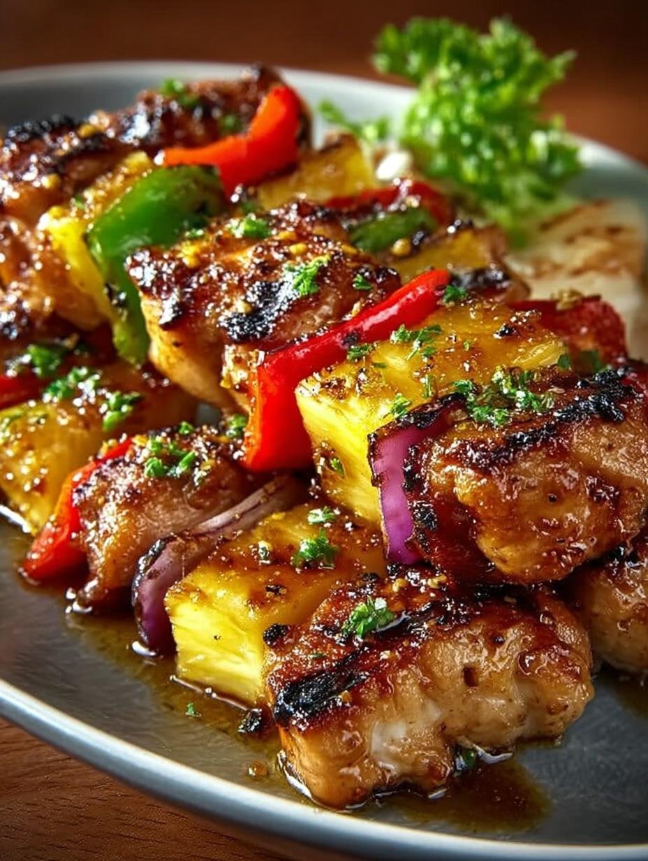 Pineapple Chicken Kabobs: 7 Irresistible Grilled Delights - Pineapple Chicken Kabobs - additional detail