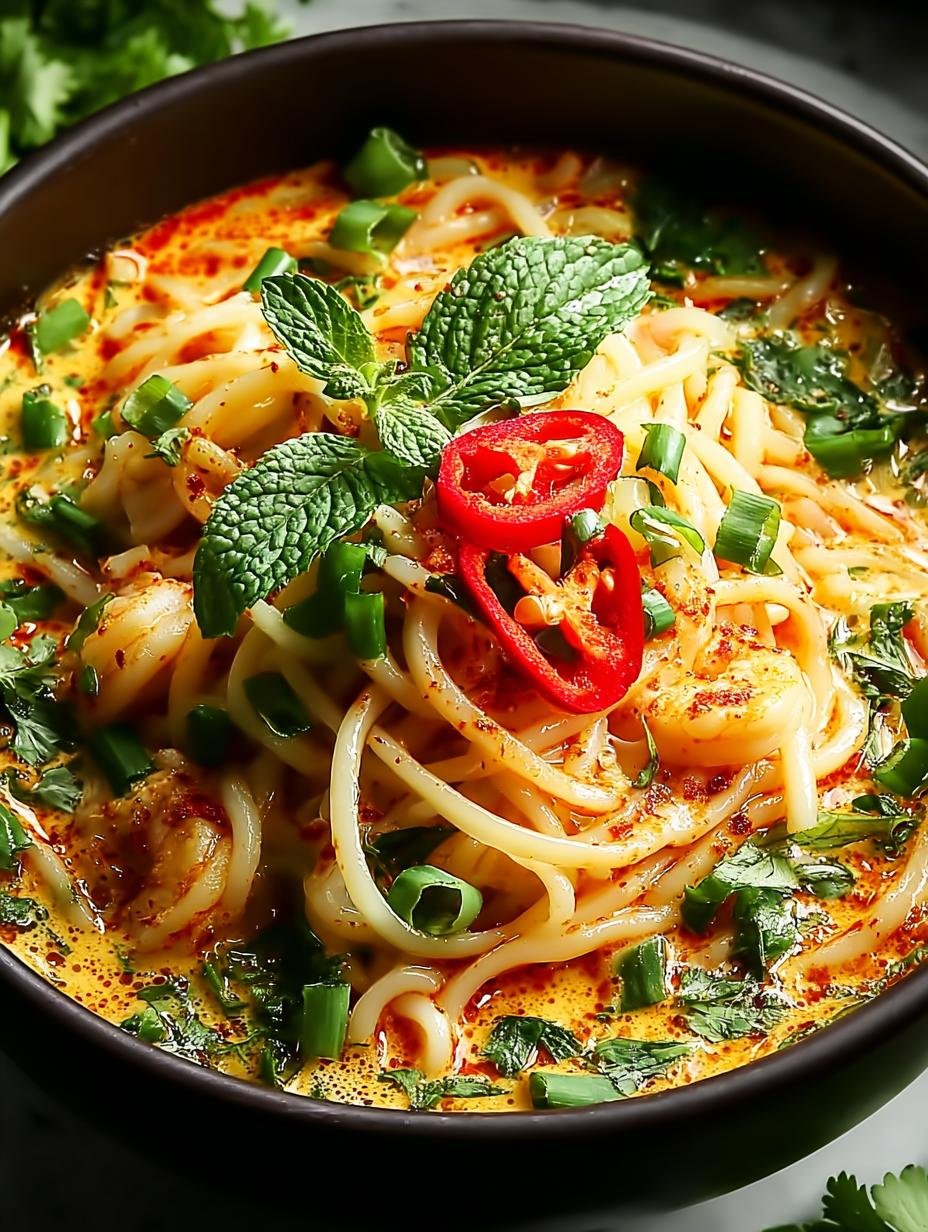 Spicy Coconut Noodles