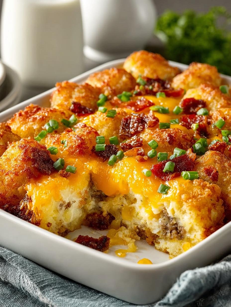 Tater Tot Breakfast Casserole: 5-Star Comfort Food - Tater Tot Breakfast Casserole - main visual representation