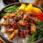Teriyaki Chicken Pineapple Bowls