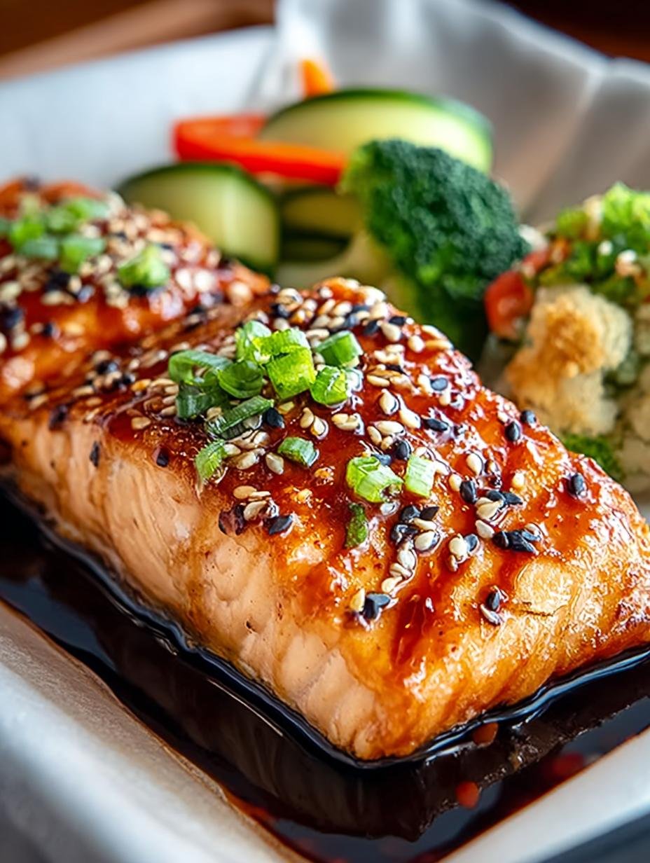 Savory Teriyaki Salmon Recipe Ready in Just 20 Minutes - Teriyaki Salmon - main visual representation