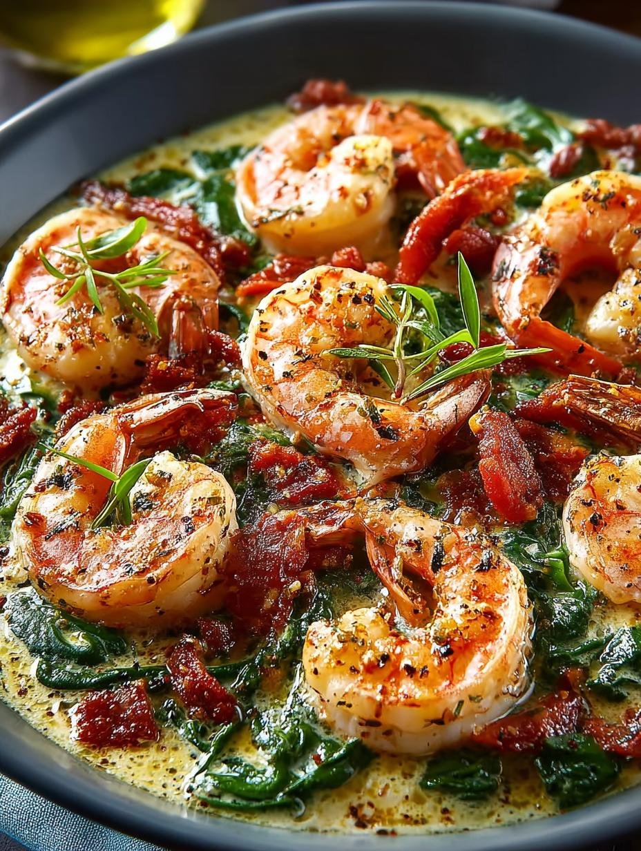Savory Tuscan Shrimp: A Quick 30-Minute Delight - Tuscan Shrimp - additional detail