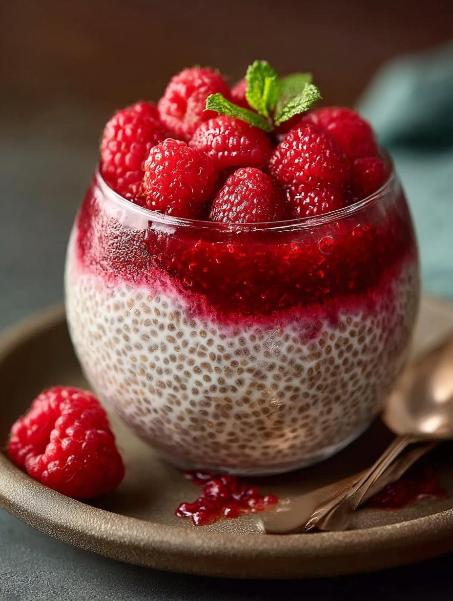 Delicious Vanilla Raspberry Chia Pudding Recipe to Try - Vanilla Raspberry Chia Pudding - main visual representation