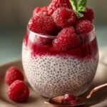 Vanilla Raspberry Chia Pudding
