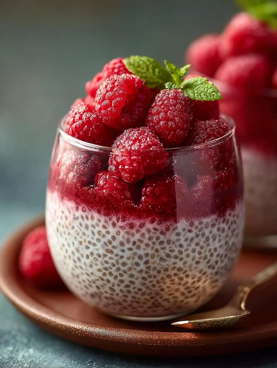 Delicious Vanilla Raspberry Chia Pudding Recipe to Try - Vanilla Raspberry Chia Pudding - additional detail